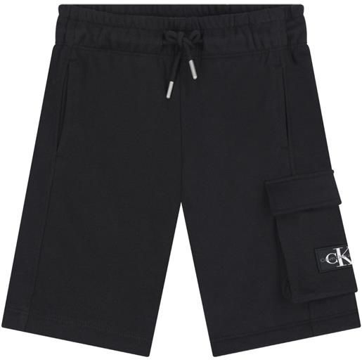 Calvin Klein Kids logo-print shorts - nero