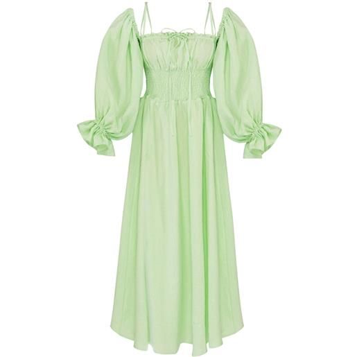 Sleeper abito cancan lungo - verde