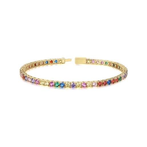 Bracciale Regalo Per Figlia, Argento Con Perle A Cuore A 3 Strati, Con Biglietto, Lunghezza Regolabile 16-19 Cm