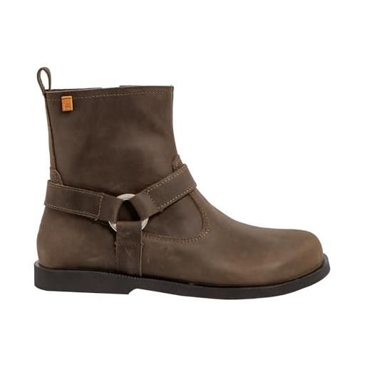 El Naturalista n5877 arenisca, stivaletti bassi con lacci donna, kaki, 39 eu larga