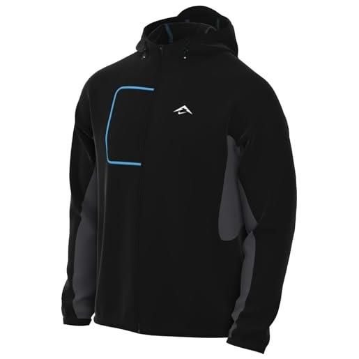 Nike giacca da running storm-fit adv cosmic peaks - uomo, black/summit white, fz1084-010, m