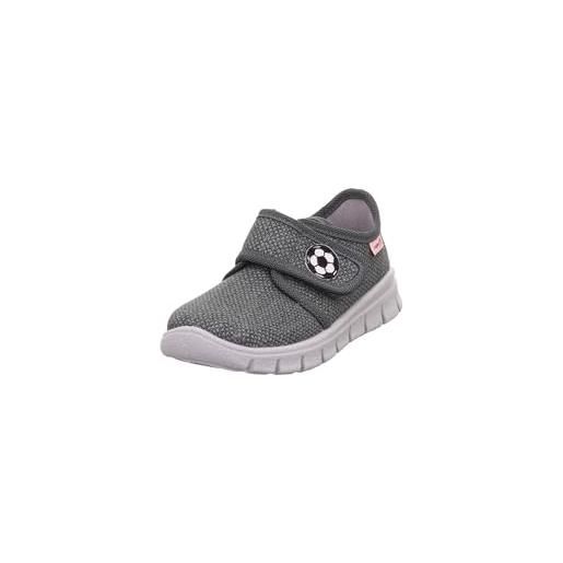 Superfit bobby, pantofole bambini e ragazzi, grigio nero 2000 1800266, 36 eu larga