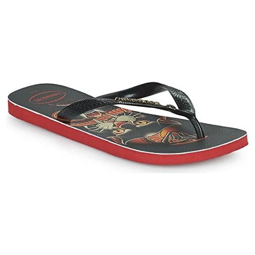 Havaianas top mix (mini me), infradito unisex - bambini e ragazzi, black/black, 27/28 eu