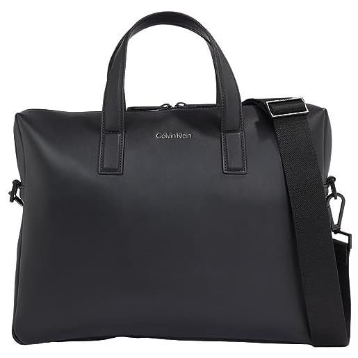 Calvin Klein ck must laptop bag smo k50k510531, uomo, nero (ck black), os