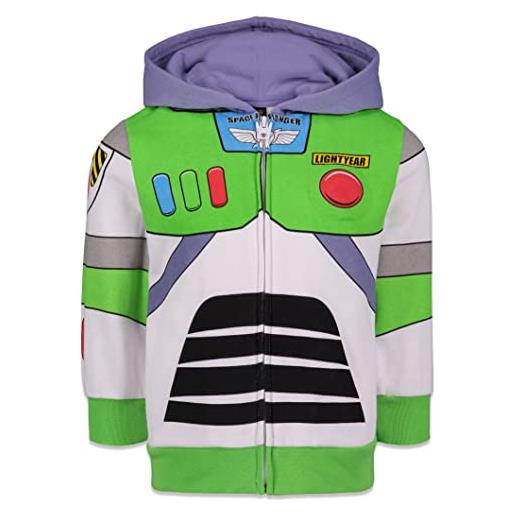 Disney Pixar buzz lightyear hoodie costume little boys fleece zip up 6