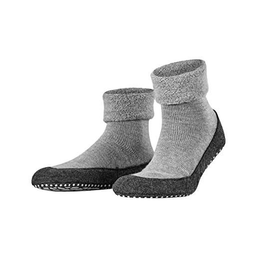 FALKE cosyshoe m hp lana con suola in gomma 1 paio, calze da casa , grigio light grey 3400, 39-40