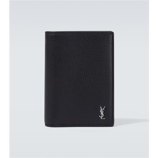 Saint Laurent portafoglio cassandre in pelle
