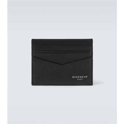 Givenchy portacarte in pelle con logo