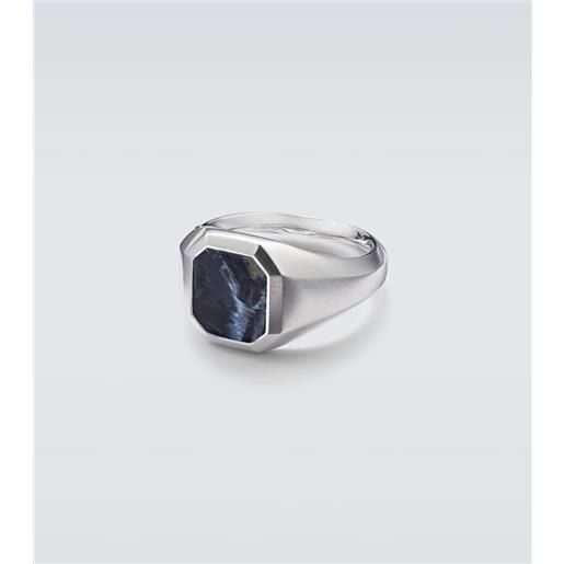 David Yurman anello streamlineâ® in argento sterling 925 con pietersite