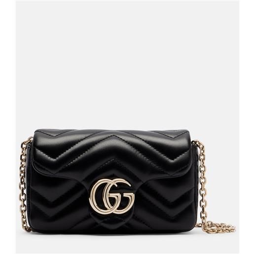 Gucci borsa gg marmont mini in pelle