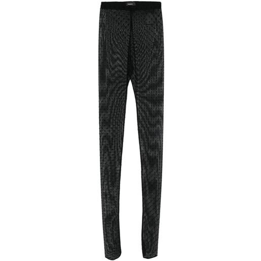 WARDROBE.NYC collant a pois - nero