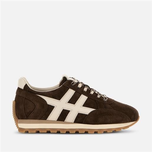 Hogan donna sneakers basse, marrone (taglia )