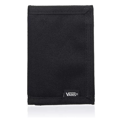 Vans slipped - accessori da viaggio- portafogli tri-fold uomini, nero, one size - vn000c32blk1