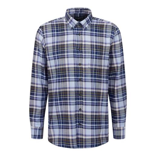 bugatti 9350-68310b camicia, verde, xl uomo