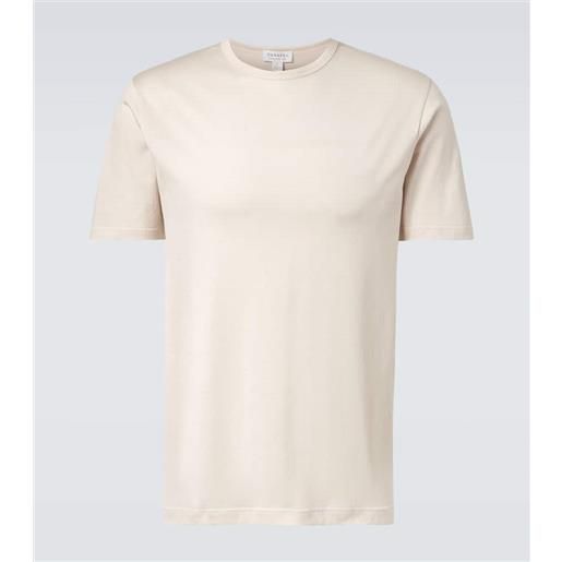 Sunspel t-shirt in jersey di cotone
