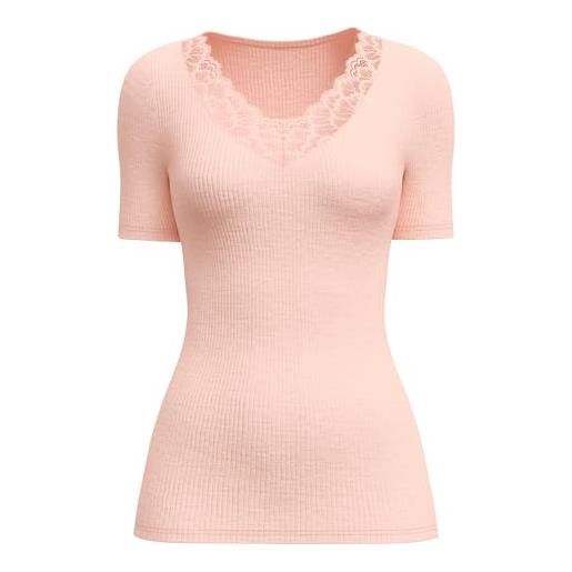 CALIDA top donna manica corta, pearl blush, 46-48