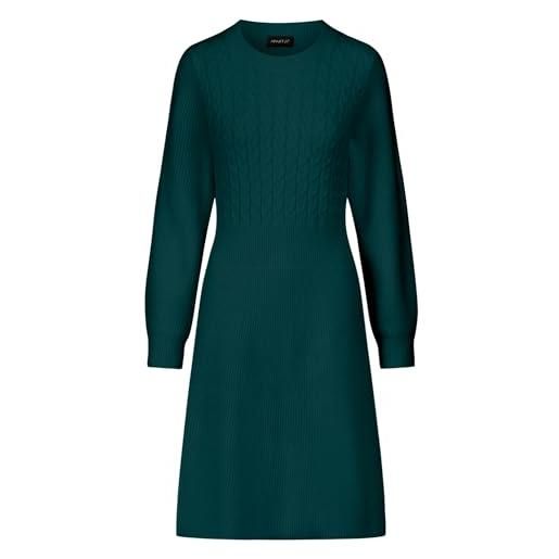 APART Fashion strickkleid vestito da cocktail, nero, 40 donna