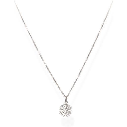 AMEN collana in argento 925 con zirconi