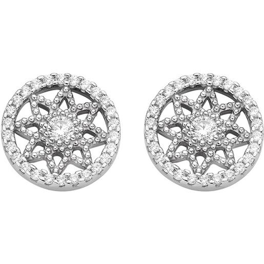 Tuscany Silver Orecchini A Goccia In Argento Sterling 925 Per Donna: Design Twist, Ipoallergenici - 2