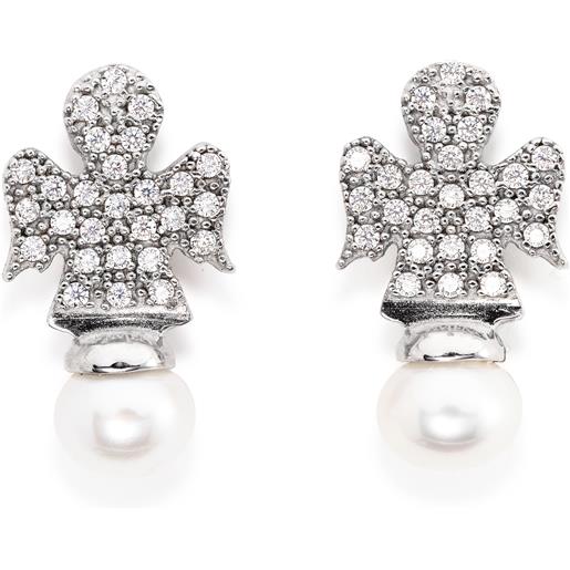 AMEN orecchini in argento 925 con zirconi