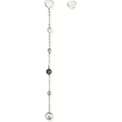 AMEN orecchini in argento 925 con perle di cristallo