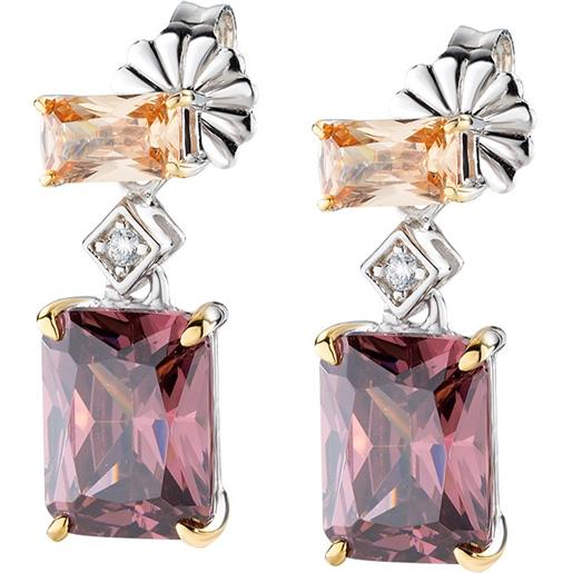 AMEN orecchini in argento 925 con zirconi