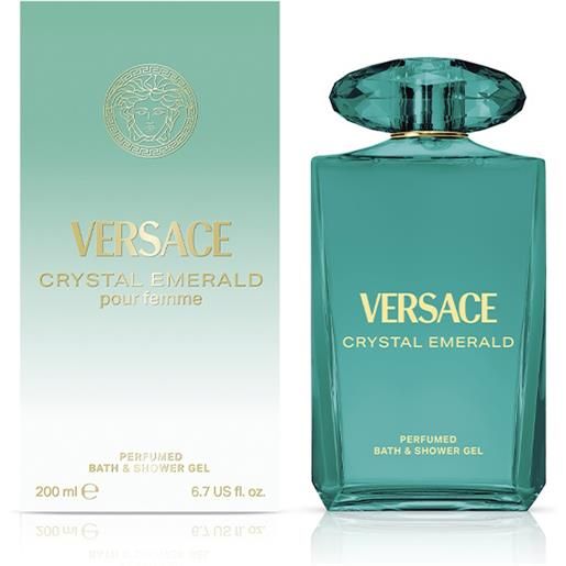 VERSACE > versace crystal emerald pour femme perfumed bath & shower gel 200 ml