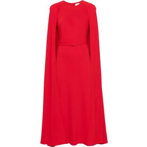 Roland Mouret abito lungo con cintura - rosso