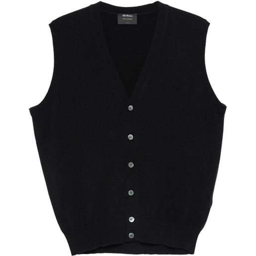Dell'oglio cardigan smanicato - blu