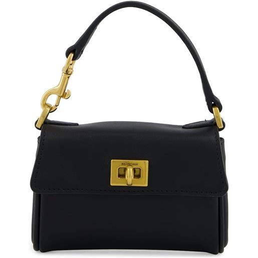 Balenciaga borsa a spalla rodeo mini - nero