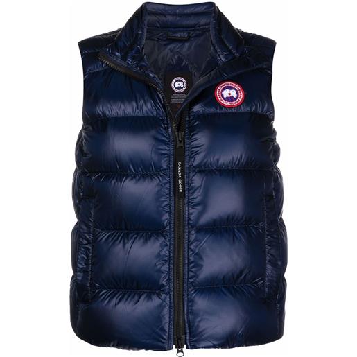 Canada Goose gilet imbottito con zip - blu