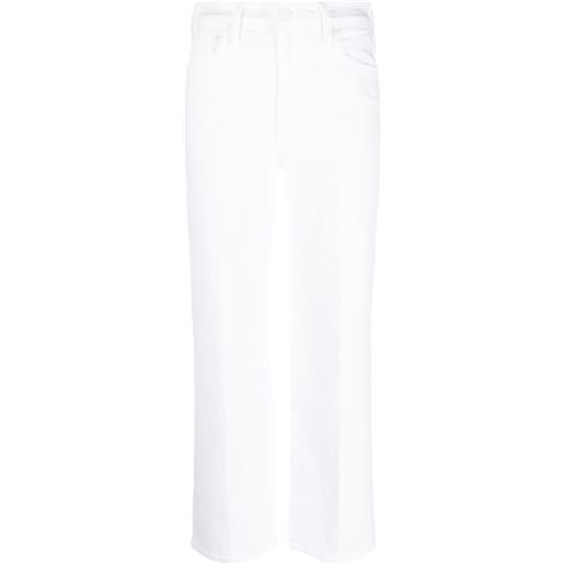 MOTHER jeans dritti fairest of them all - bianco
