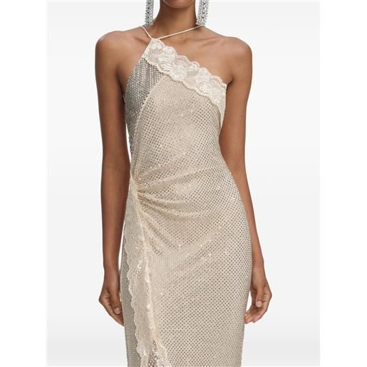 Self-Portrait abito lungo - toni neutri