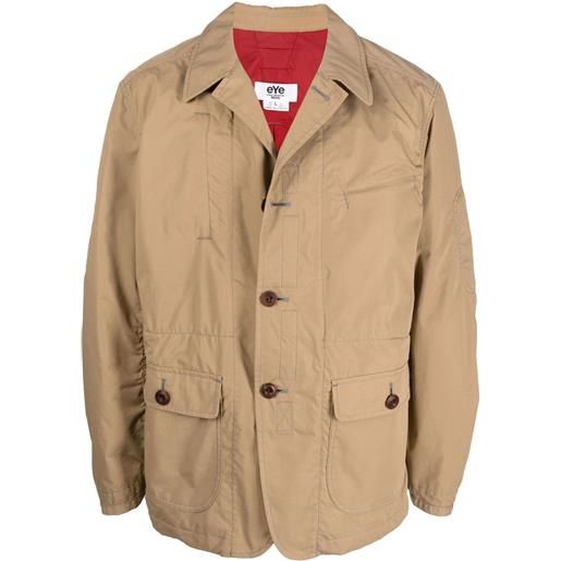 Junya Watanabe MAN giacca-camicia monopetto - toni neutri