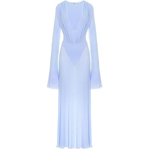 MANURÍ abito suki a maniche lunghe - blu