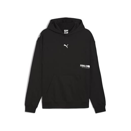 PUMA felpa con cappuccio unisex m graphic french terry (confezione da 1)