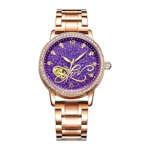 OROLOGIO DONNA CON CASSA IN METALLO MM 36 BRACCIALE ACCIAIO- Gioielli Esclusivi in Argento, Acciaio e Ottone | Urania Preziosi