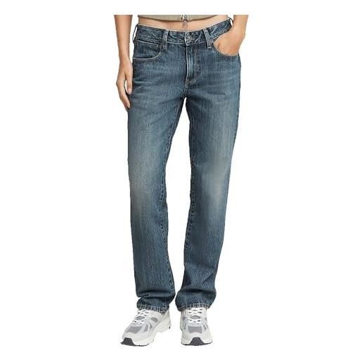 G-STAR donna g-low straight jeans, rosa (peach puree gd coated d26163-d300-h153), 33w / 32l