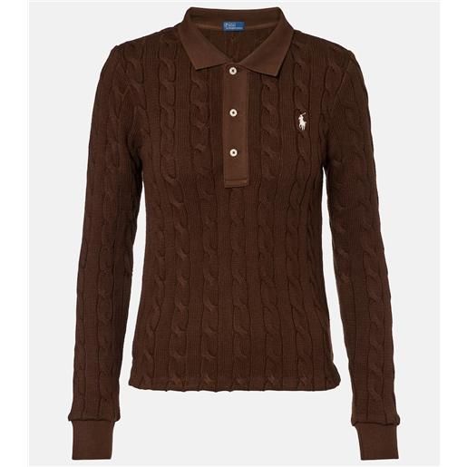 Polo Ralph Lauren polo in cotone a trecce