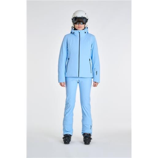 Zero RH+ giacca sci logo advanced azzurra da donna
