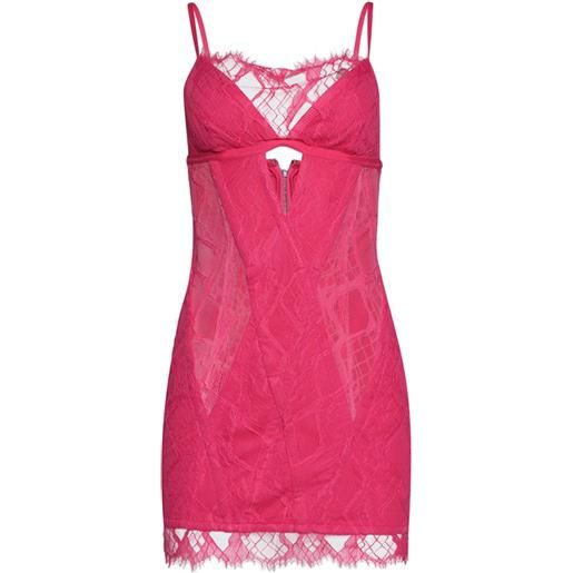 Dion Lee abito corto con design cut-out - rosa
