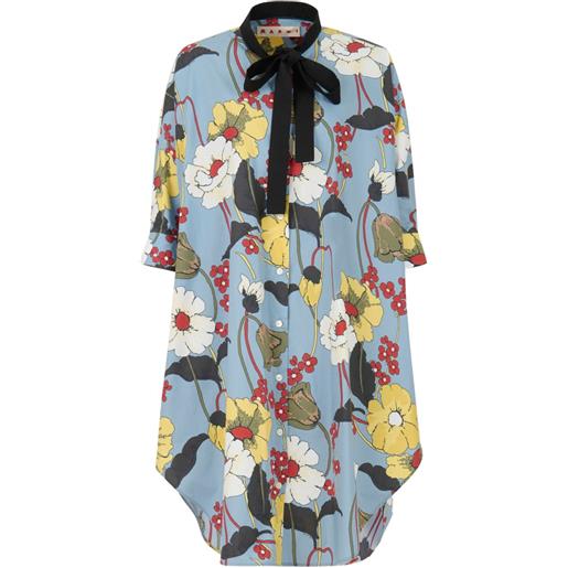 Marni abito a fiori - blu