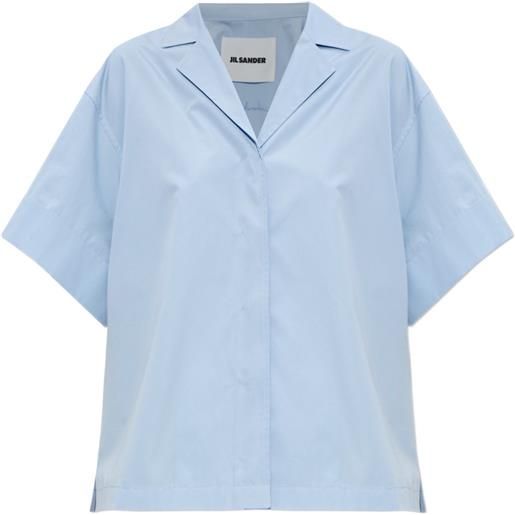 Jil Sander camicia a maniche corte - blu