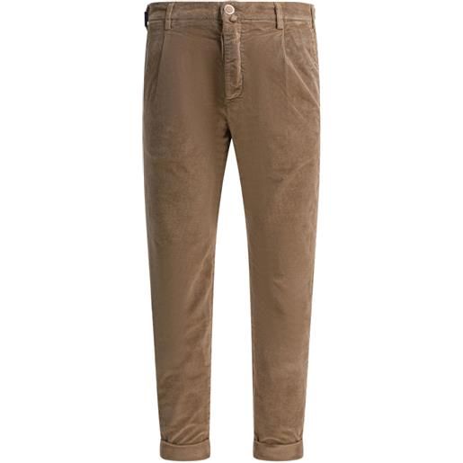 Jacob Cohën pantaloni a coste - marrone
