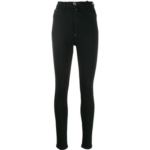 Philipp Plein leggings a vita alta - nero