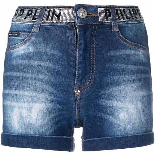 Philipp Plein shorts stones - blu
