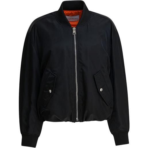 Givenchy bomber cocoon crop - nero
