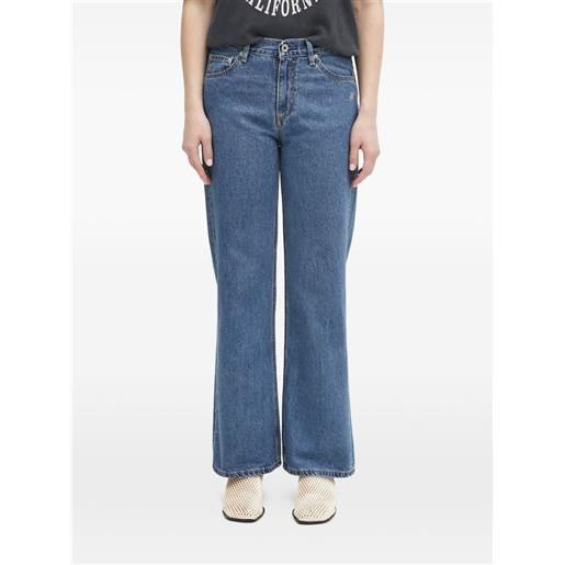 A BATHING APE® jeans con decorazione - blu