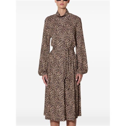 A.P.C. abito midi con stampa - toni neutri