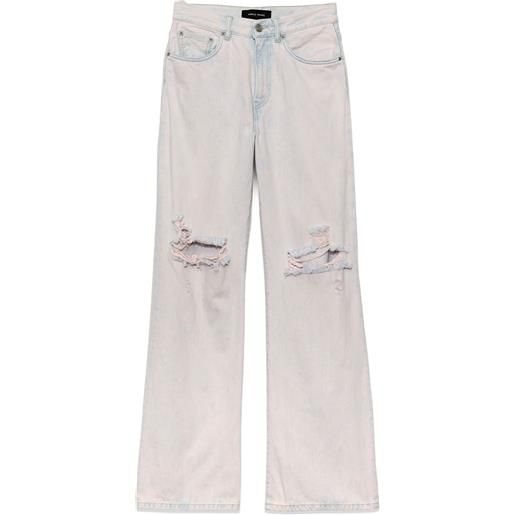 Purple Brand jeans a gamba ampia - toni neutri